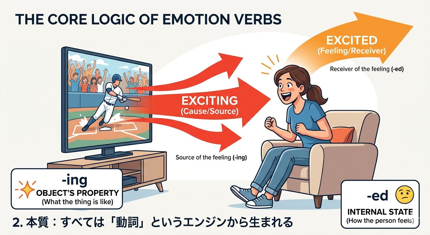 「英語OS」で攻略！confusedとconfusingを別々に暗記してはいけない理由