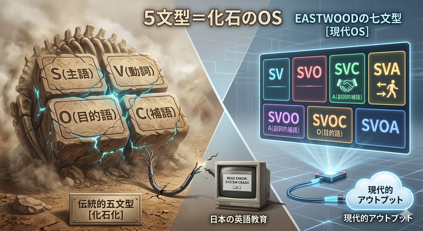 「五文型」はもう化石？ Windows 95並みの古いOSで英語を語るな！――ロングマン辞書と七文型が教える「真の設計図」