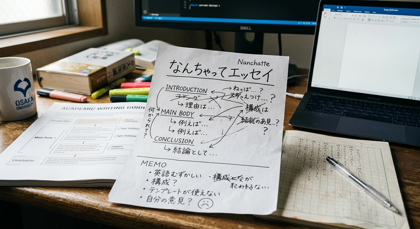 「型」を覚えても英語は書けない——英検準1級の“なんちゃってエッセイ”と大阪大学が求める「本物の思考力」